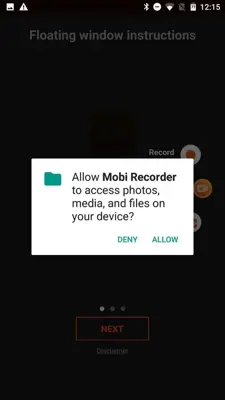 Capture Recorder Mobi Screen Recorder android App screenshot 2